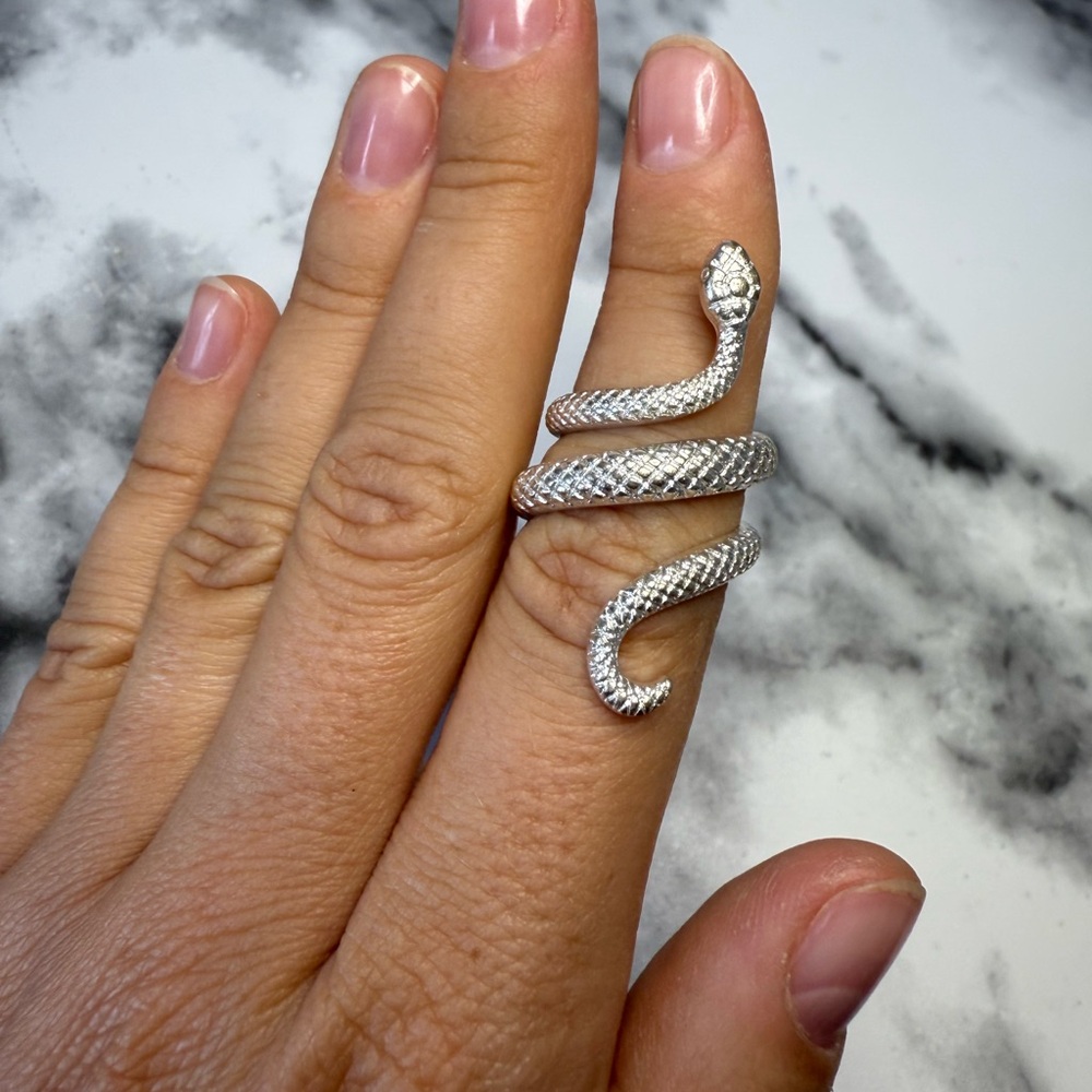 Silver Snake Ring